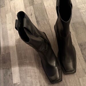 Madden Girl Black Heeled Boots